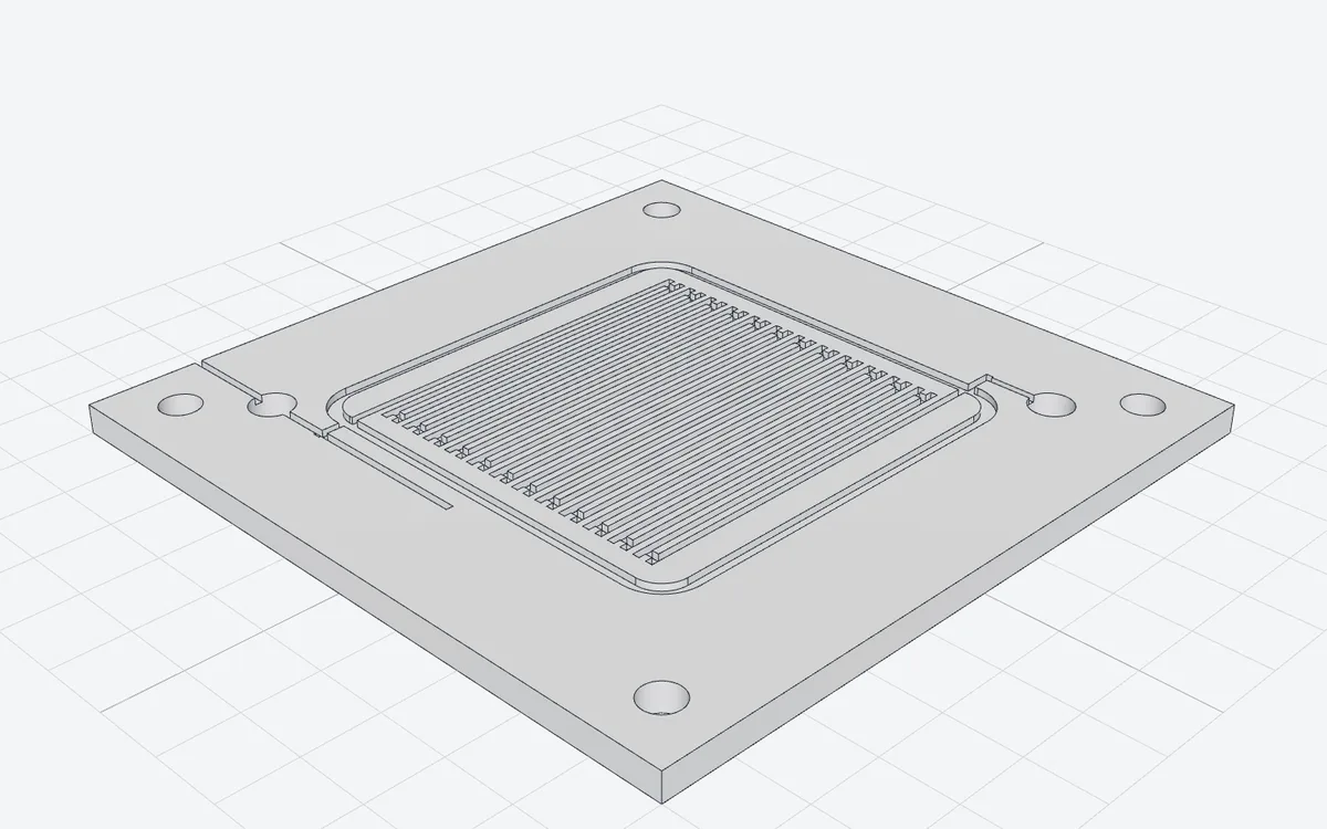 PEM fuel cell bipolar plate